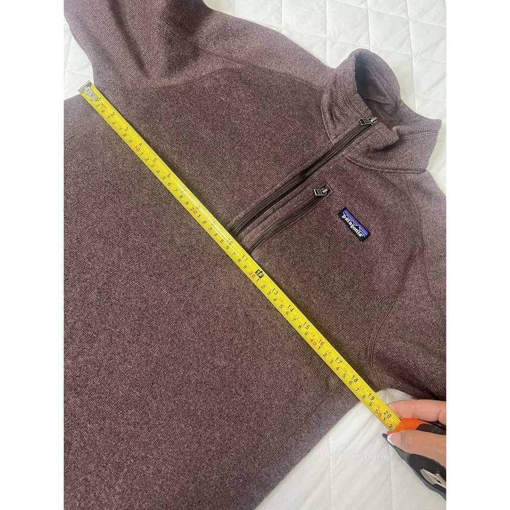 Patagonia Better Sweater 1/4‎ Zip Pullover Unisex Brown Fleece Casual Outdoor M